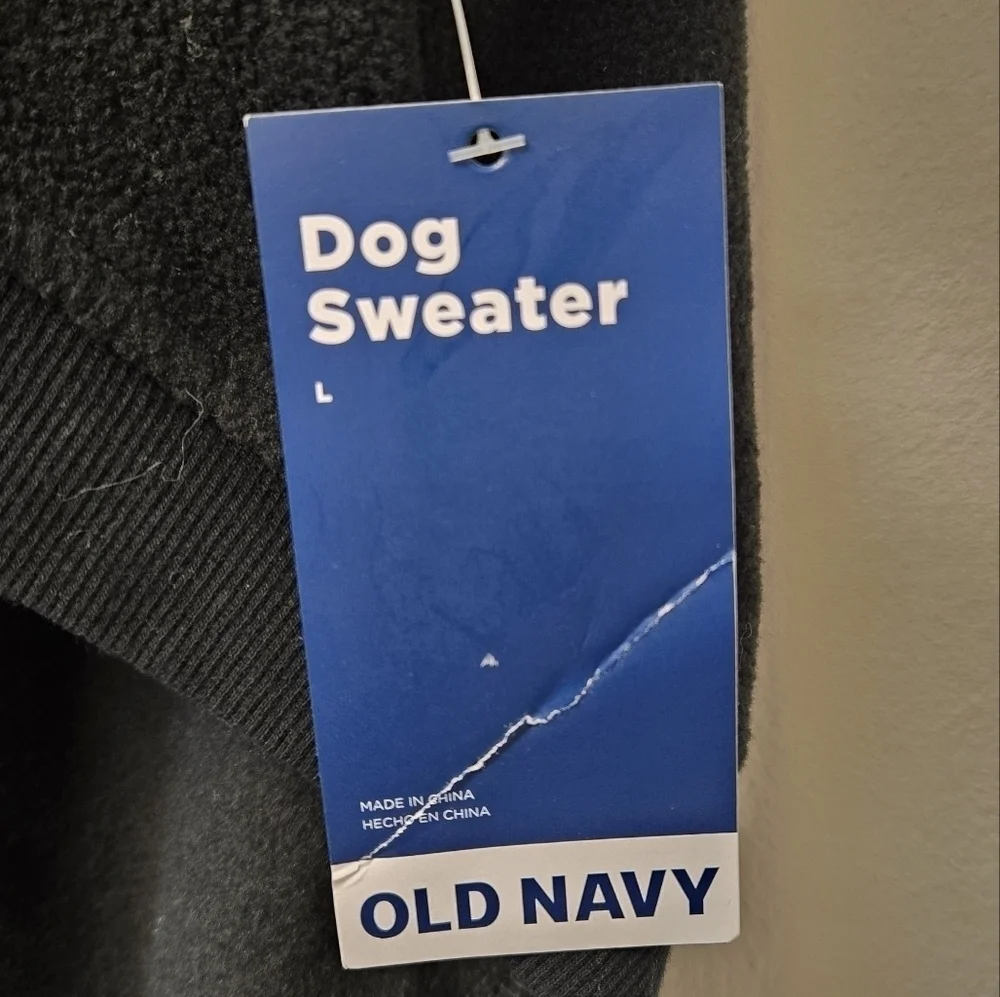 Old Navy Microfleece Critter Sweater Hoodie New Year's Tuxedo L